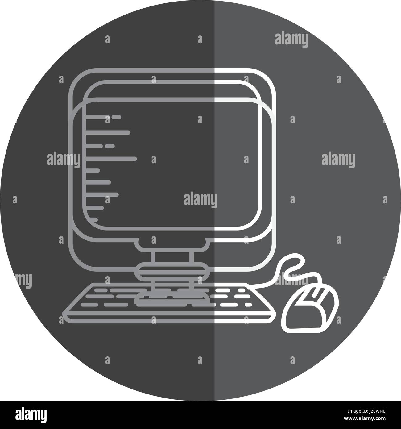 Desktop computer technology Stock Vector Image & Art - Alamy