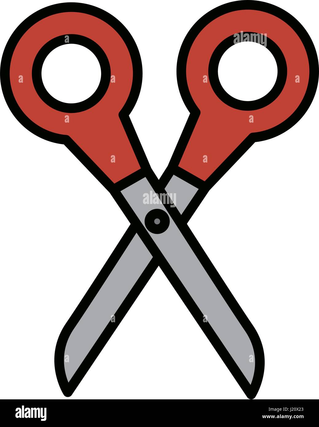 Scissor cut utensil Stock Vector Image & Art Alamy