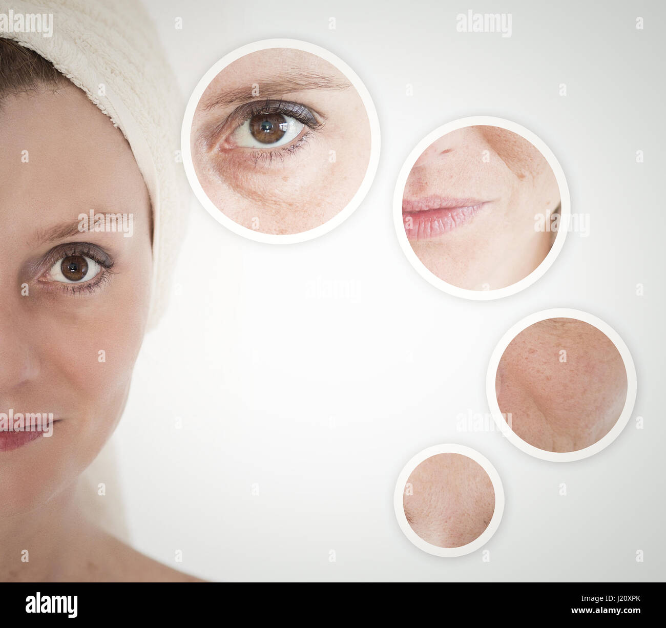 beauty concept - skin care, anti-aging procedures, rejuvenation ...