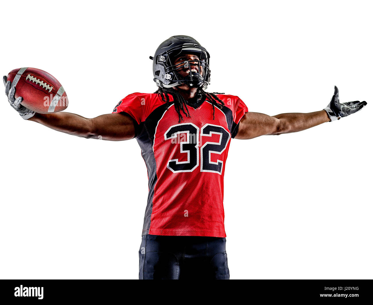 Download Action Shot of American Football Player PNG Online - Creative  Fabrica