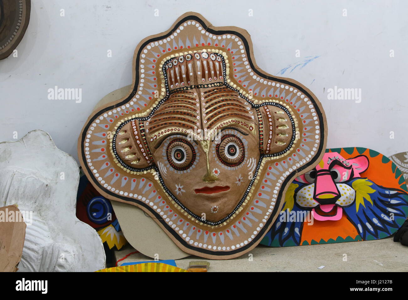 Bengali traditional Colorful masks Stock Photo Alamy