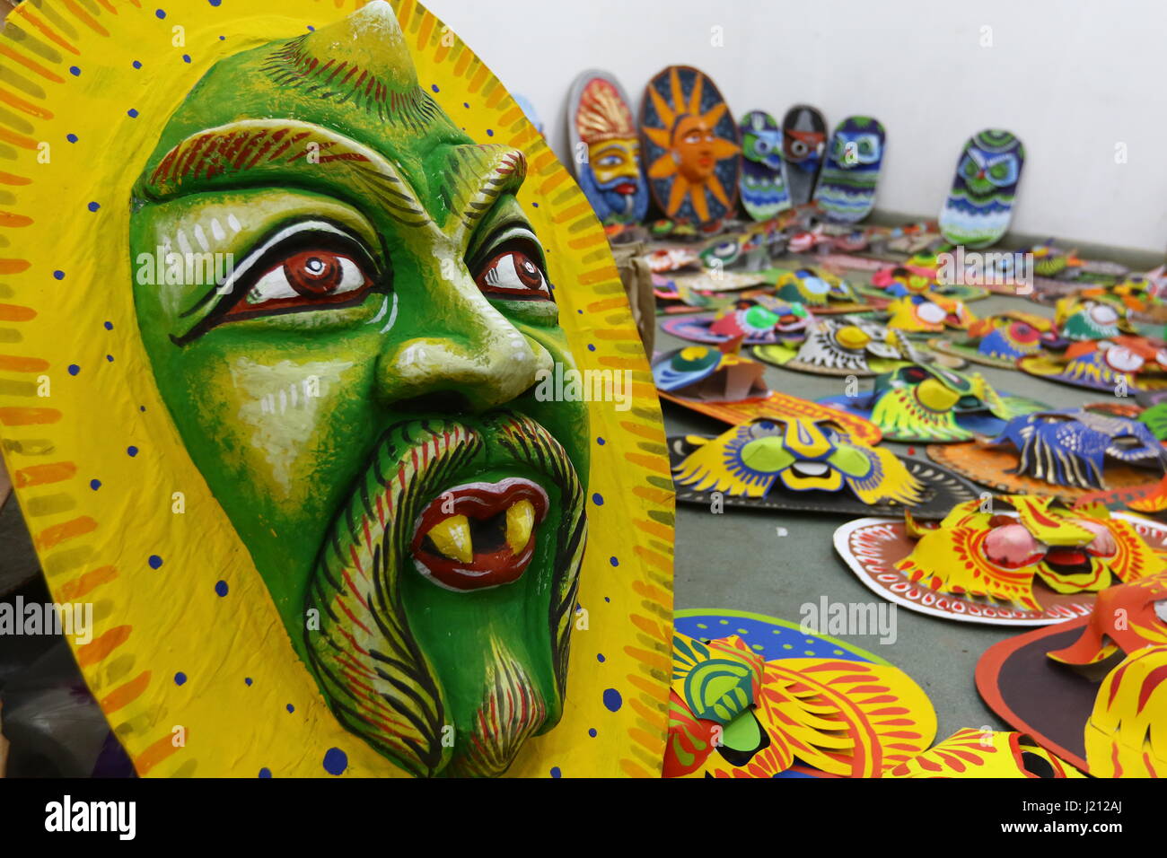 Bengali traditional Colorful masks Stock Photo Alamy