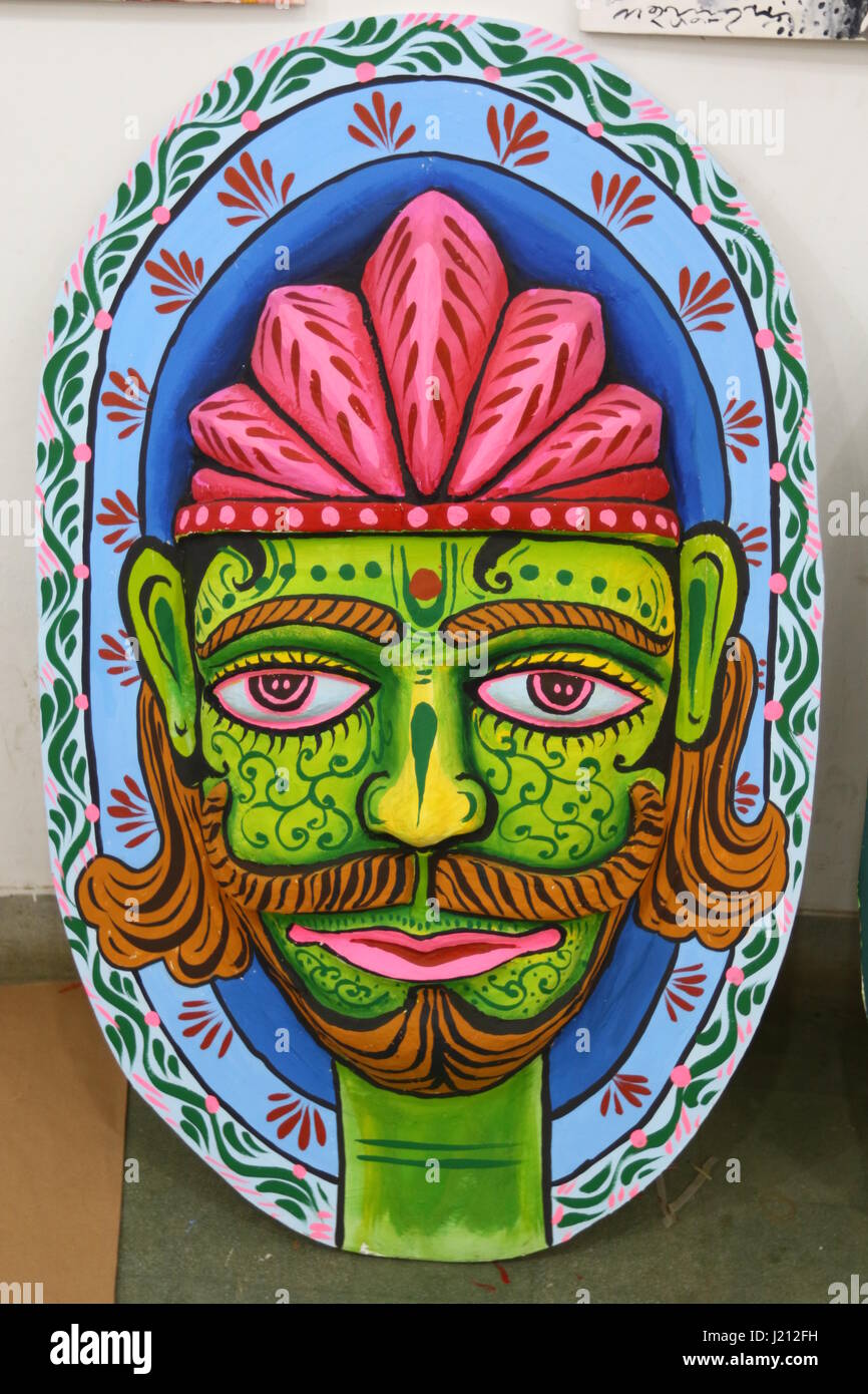 Bengali traditional Colorful masks Stock Photo Alamy