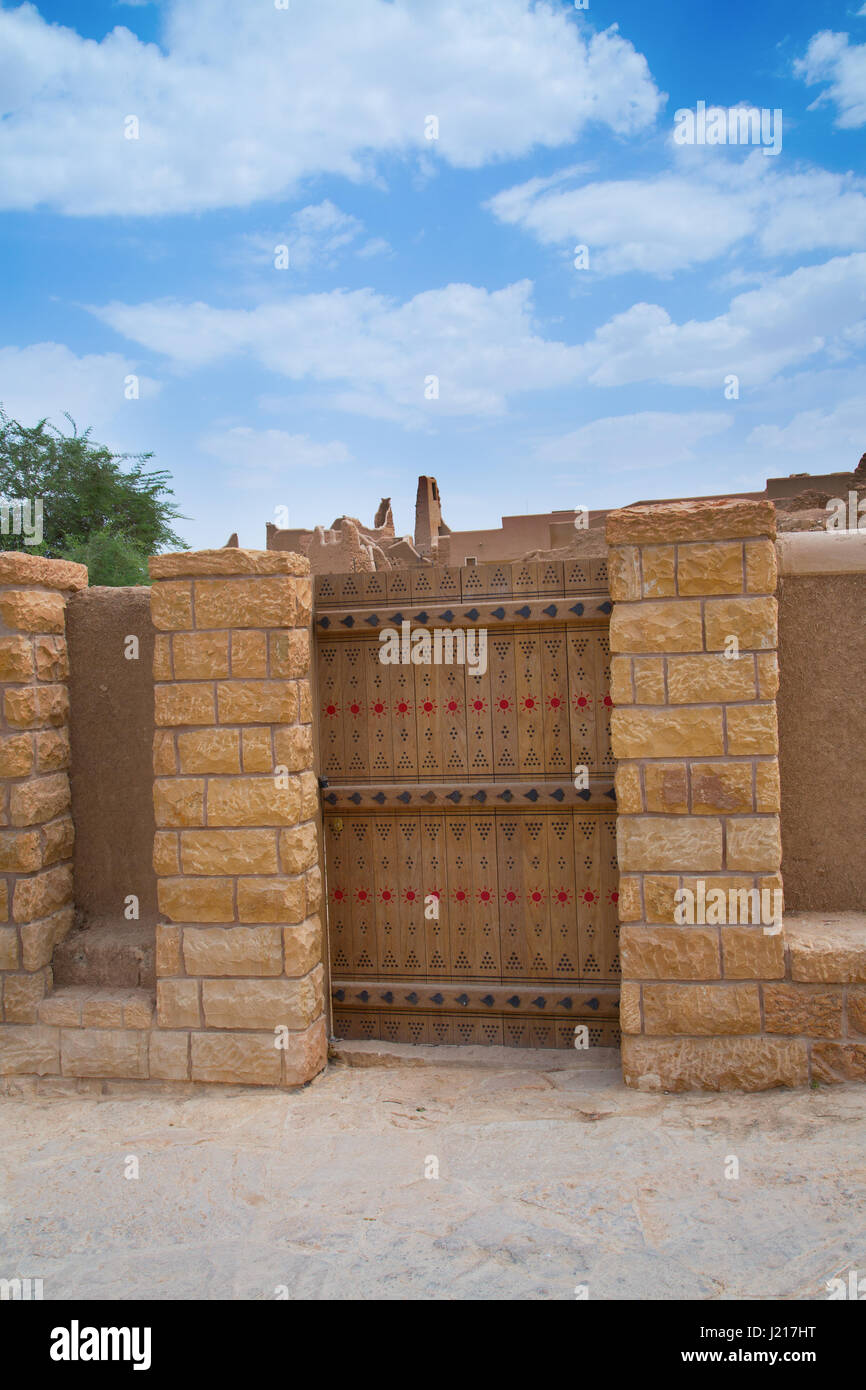 Streets of the old city Diriyah near Ar Riyadh, Kingdom of Saudi Arabia ...