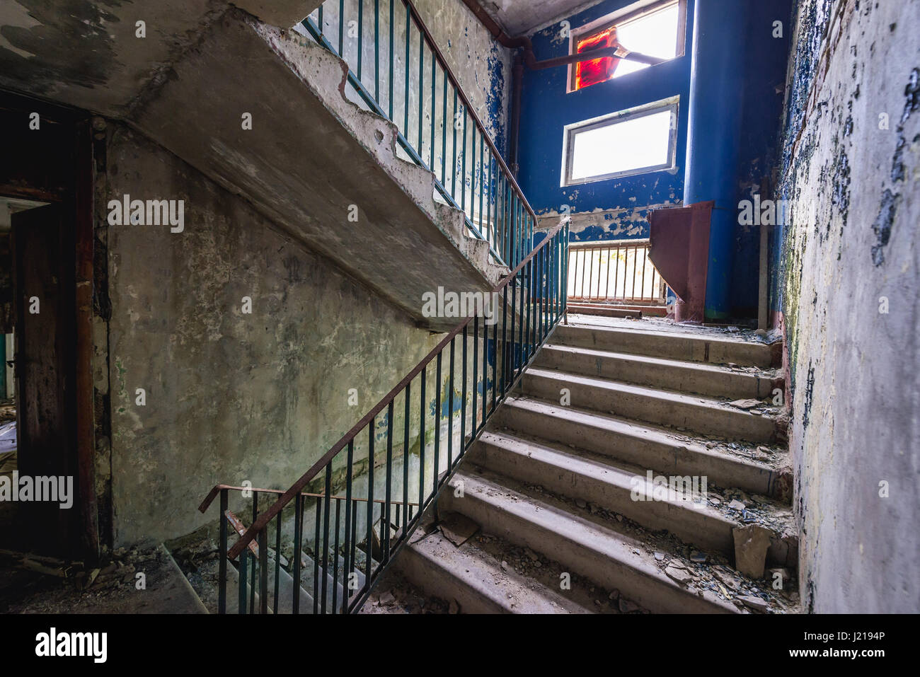 Stairs in block flats hi-res stock photography and images - Alamy