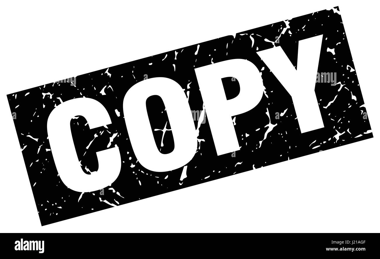 square grunge black copy stamp Stock Vector Image & Art - Alamy