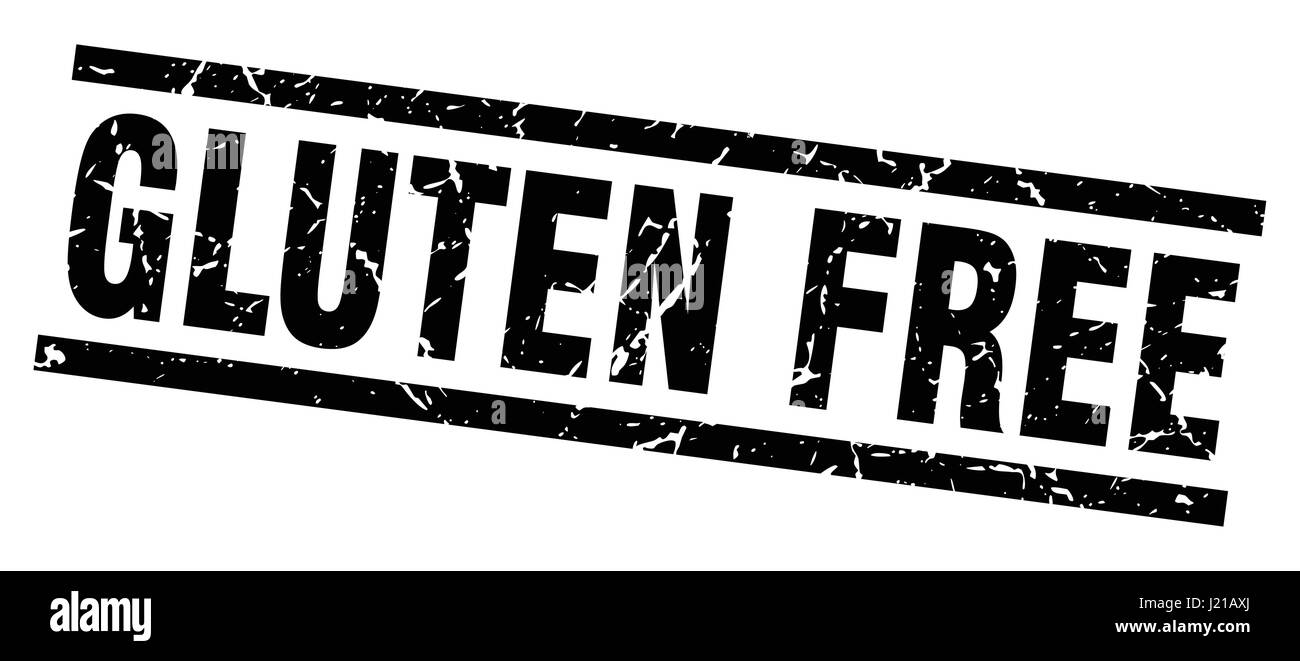 square grunge black gluten free stamp Stock Vector Image & Art - Alamy