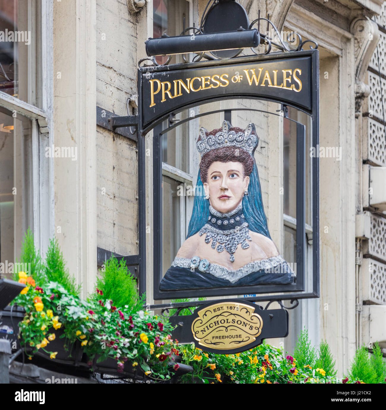 the princess of wales pub, bar, tavern in London England, UK Stock Photo