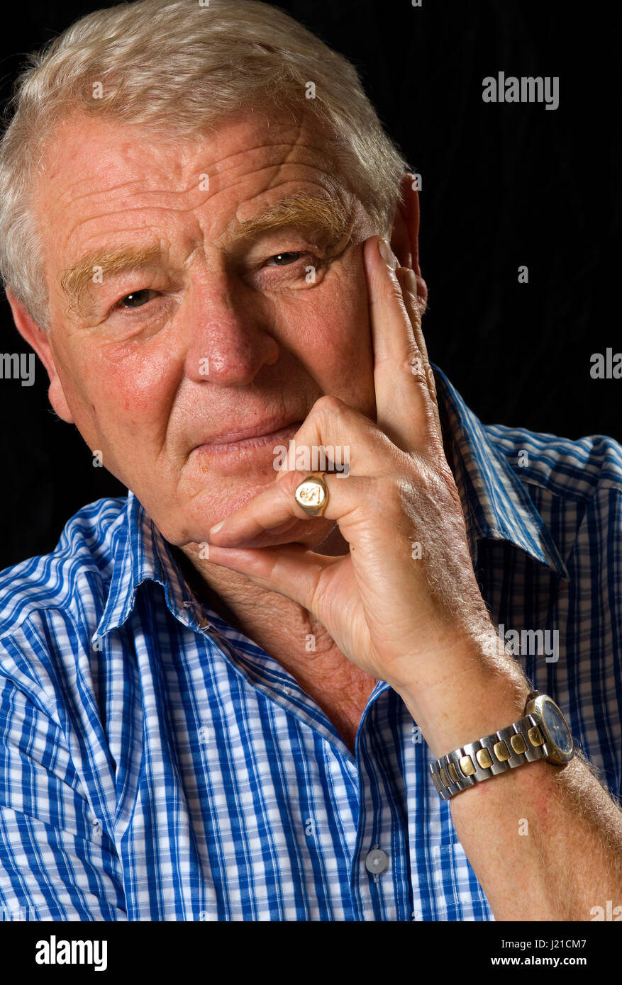 Sir Paddy Ashdown photographed at his home in Somerset, UK Stock Photo