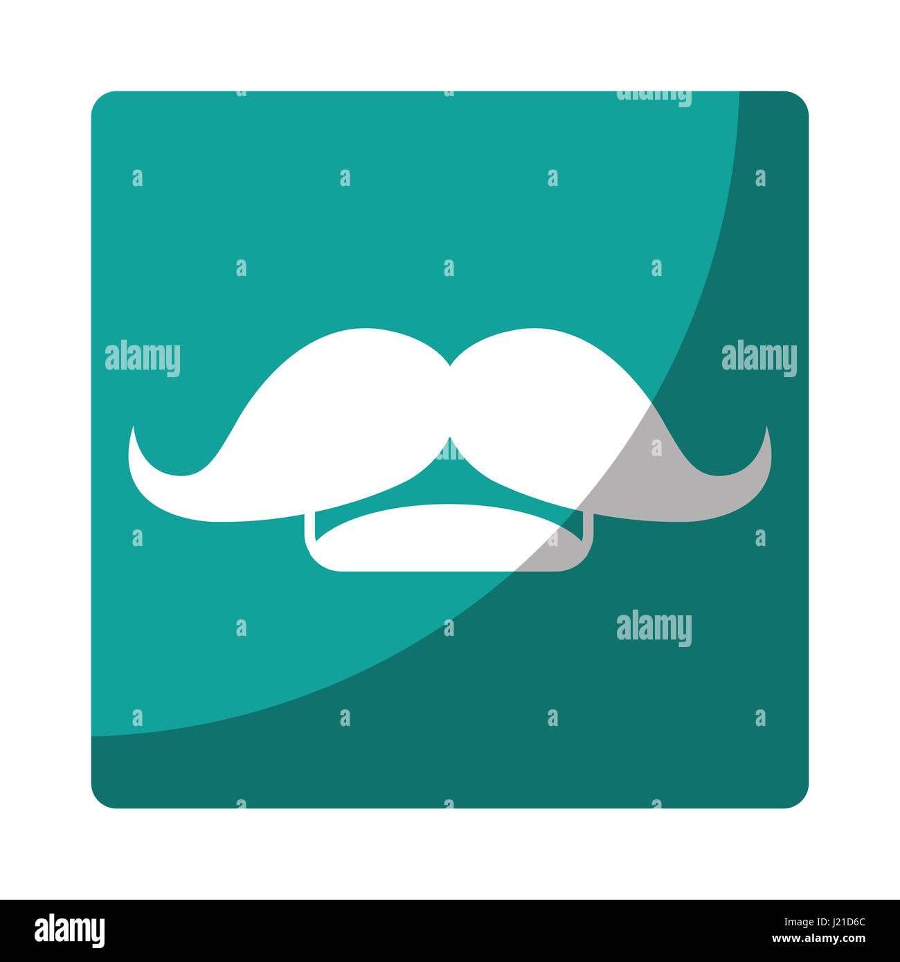 mustache icon image Stock Photo - Alamy