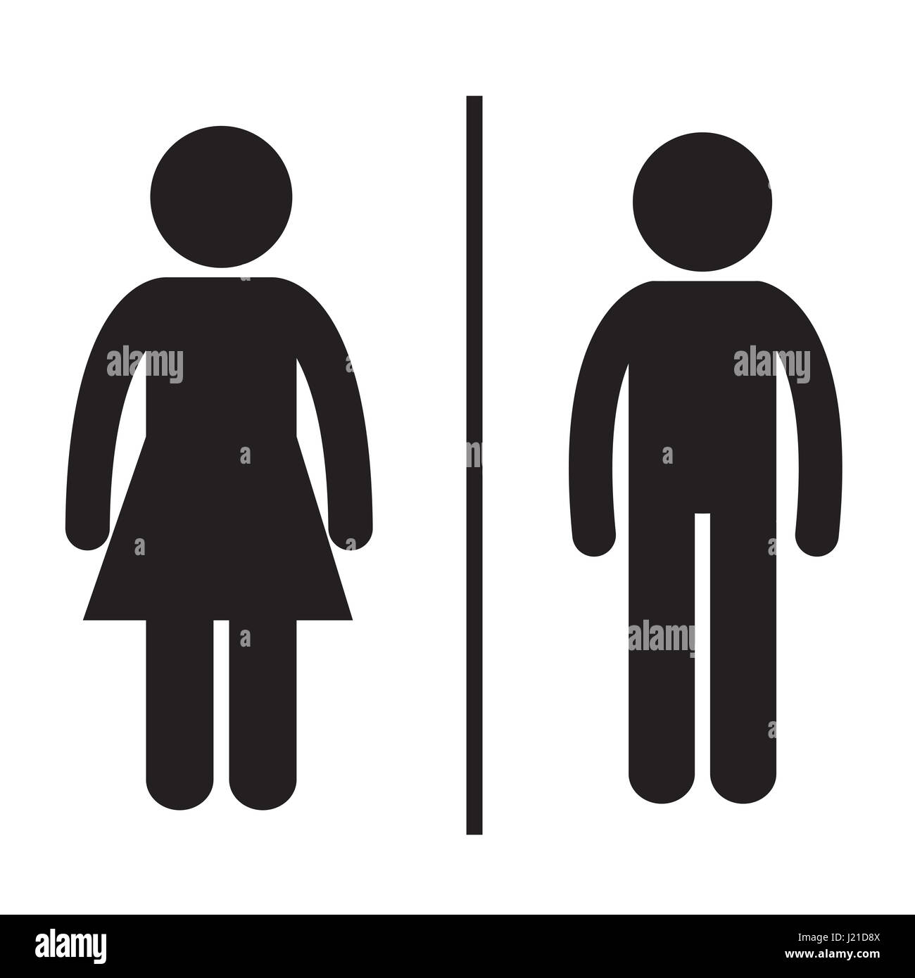 Pictogram Of Woman And Man High Resolution Stock Photography and Images ...