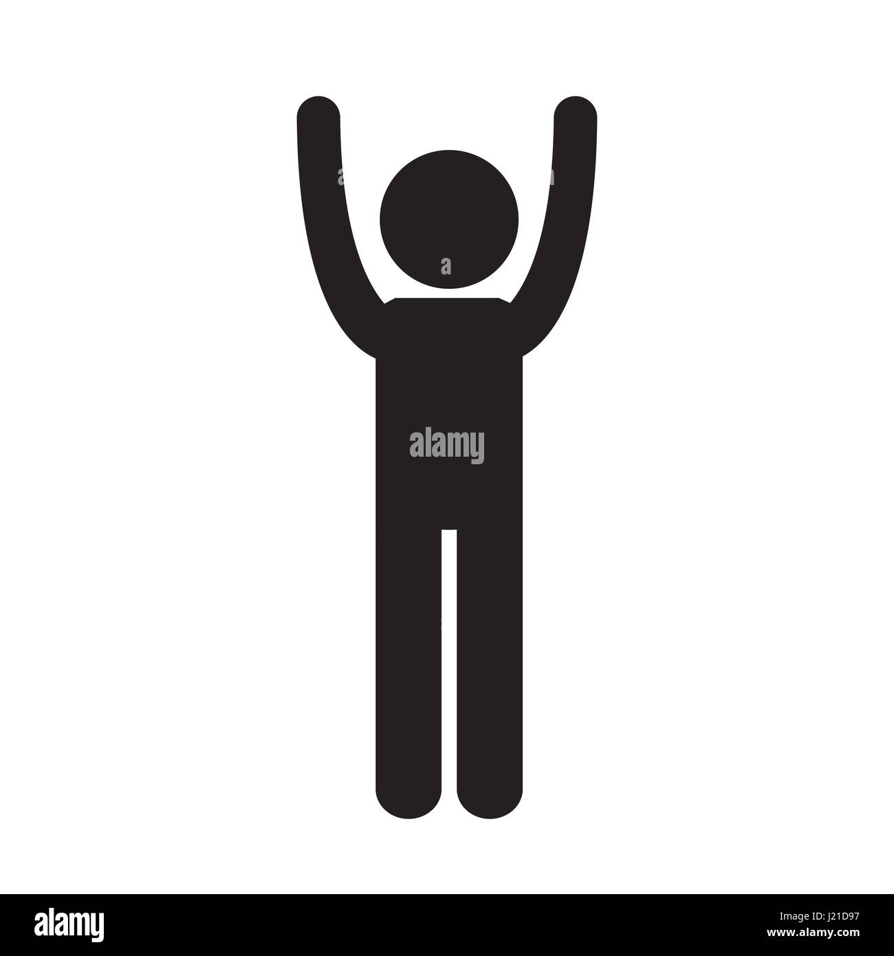 pictogram man icon Stock Photo - Alamy