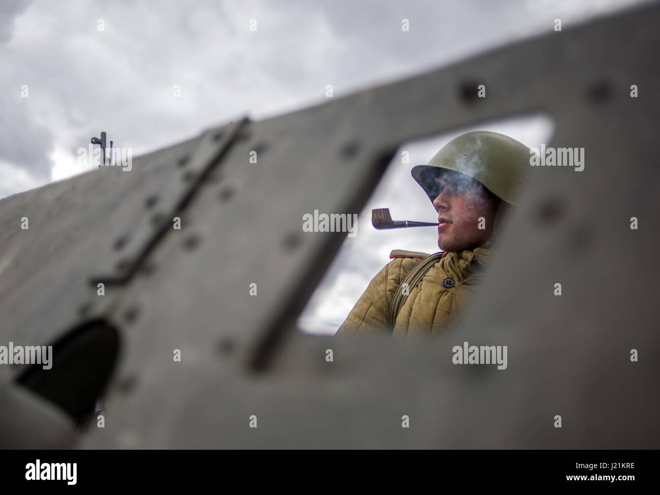 Soldier Smoking World War Stock Photos & Soldier Smoking World War ...