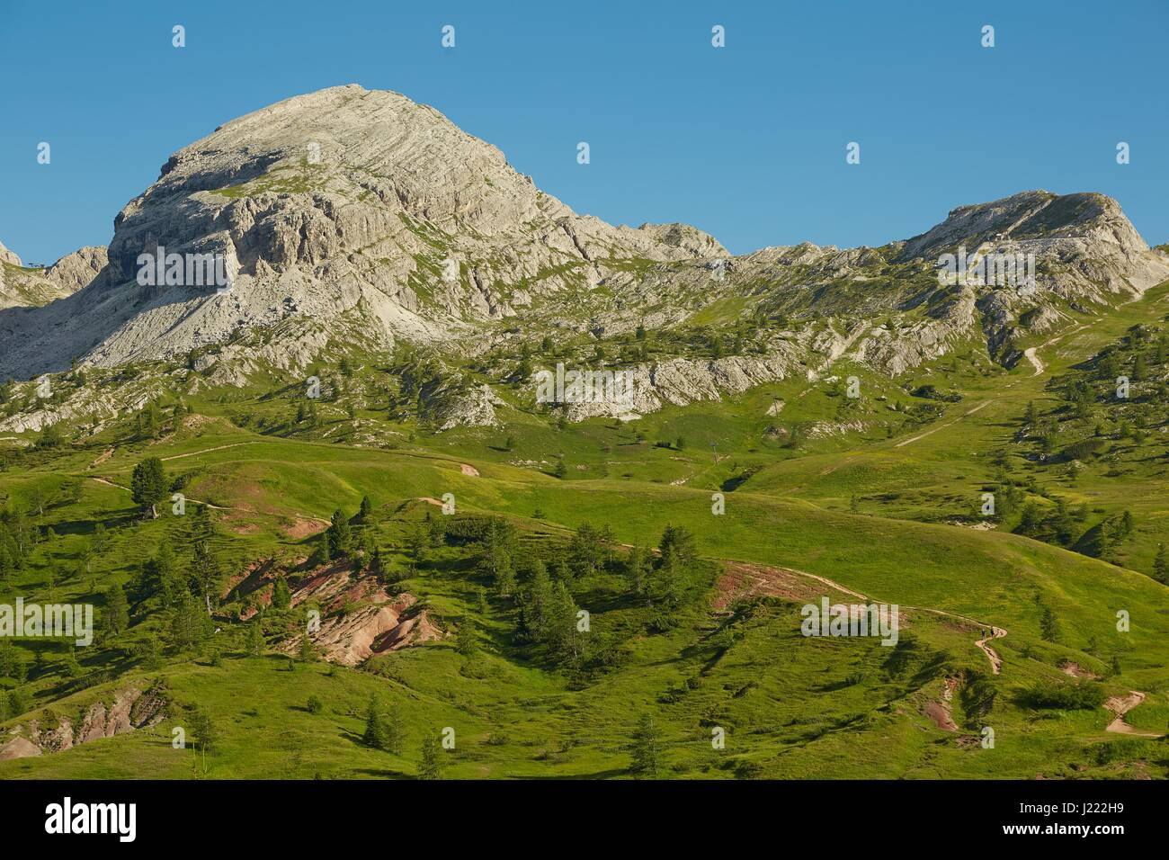 Dolomites Summer Landscape Stock Photo - Alamy
