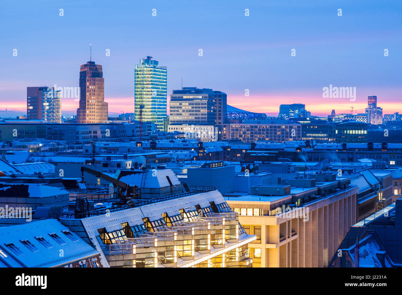 Berlin winter aerial hi-res stock photography and images - Alamy