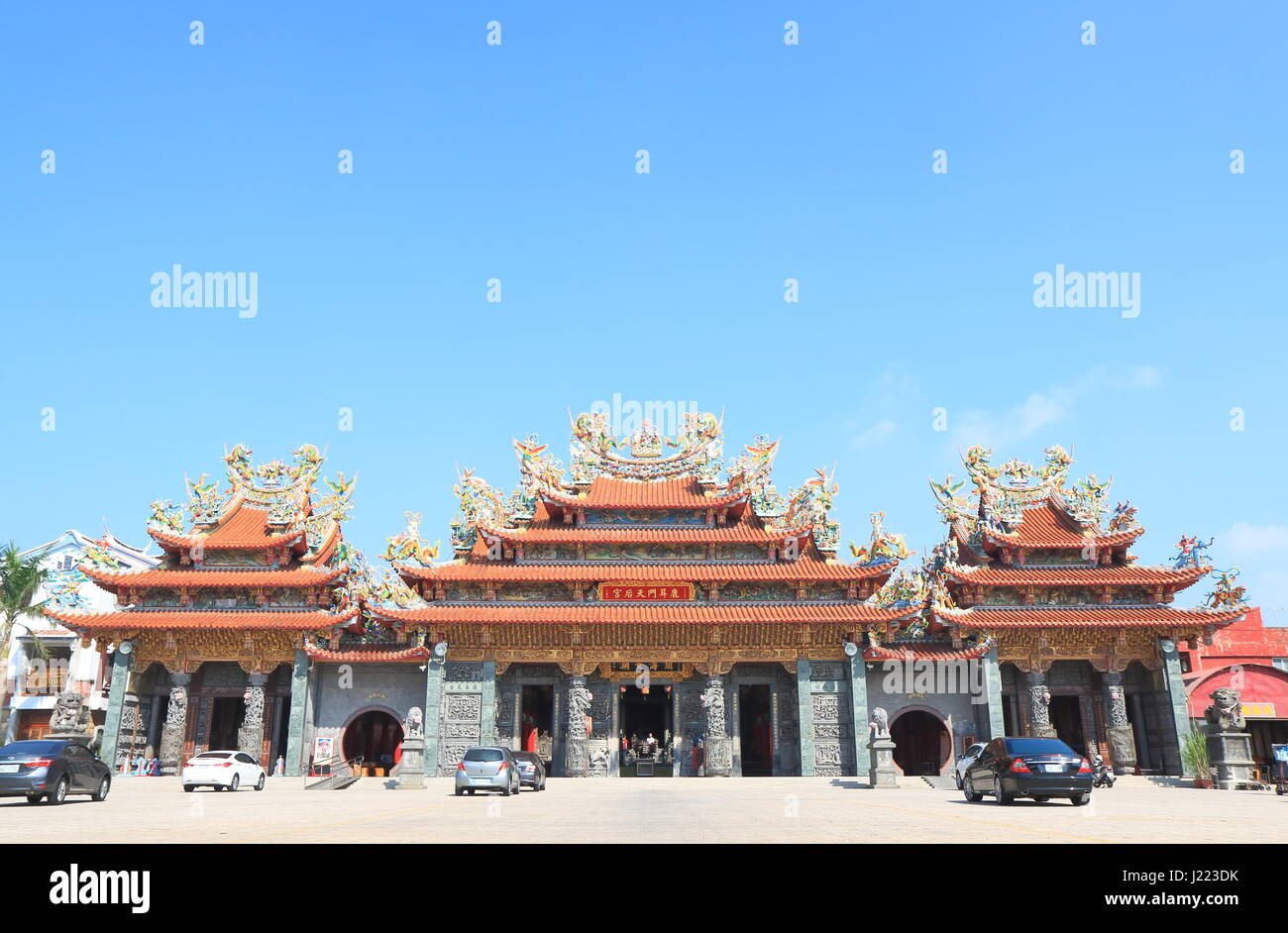 Luermen Tianhou Matsu temple in Tainan Taiwan Stock Photo