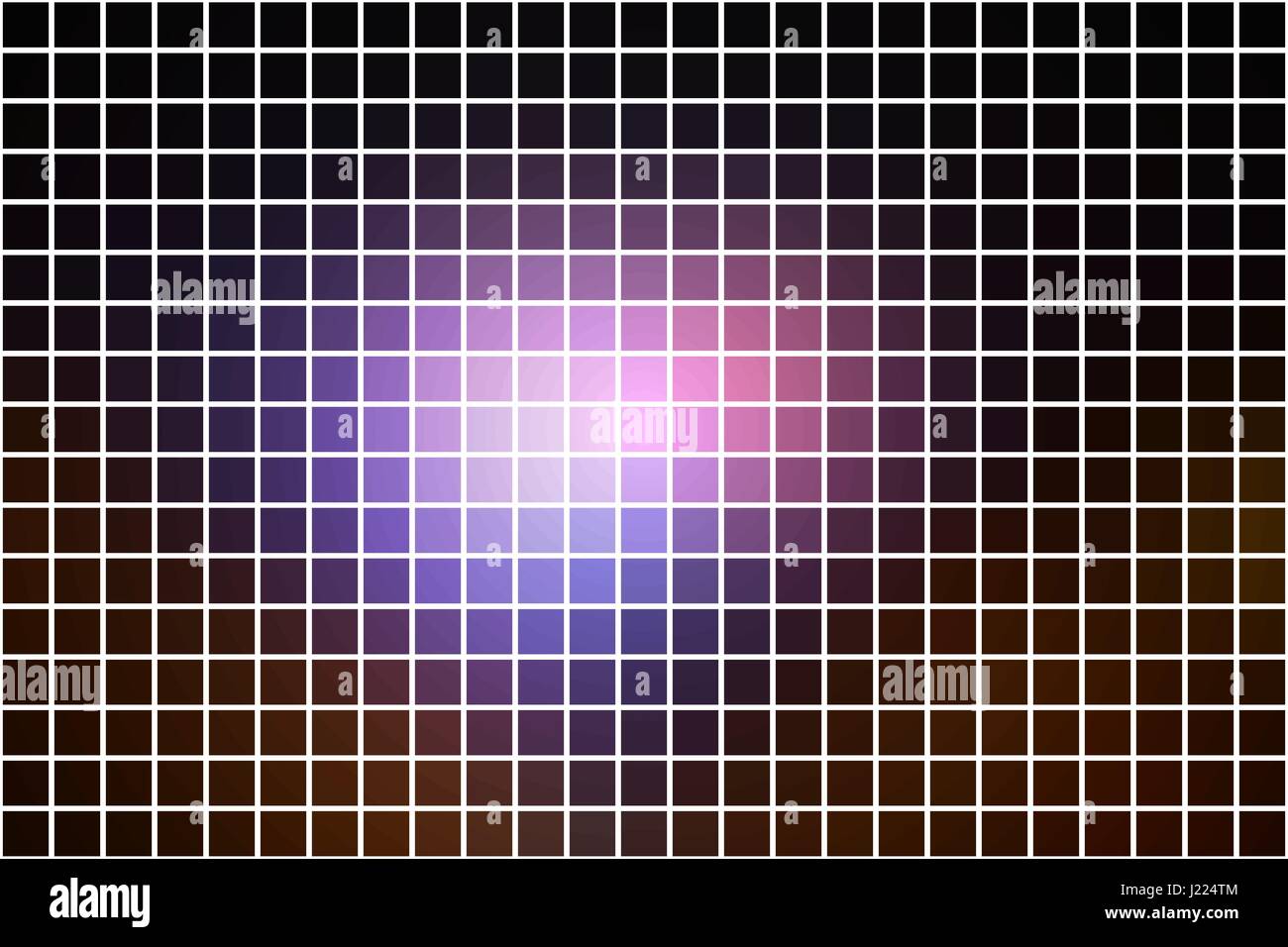 Purple brown black abstract vector square tiles over white mosaic background Stock Vector