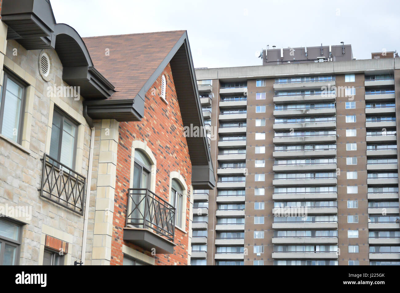 Living expensive homes in Canada Stock Photo Alamy