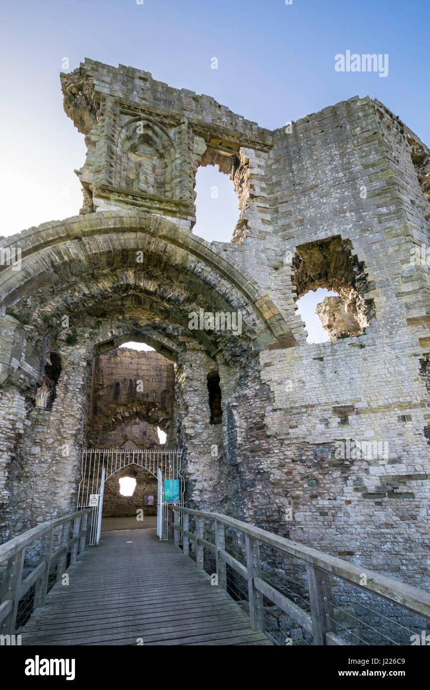 Denbigh castle denbigh denbighshire north hi-res stock photography and ...