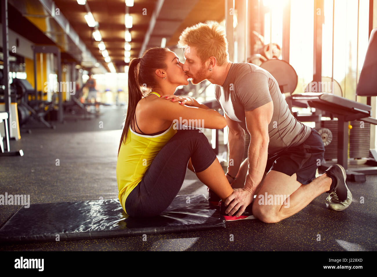 Romantic couple exercise hotsell