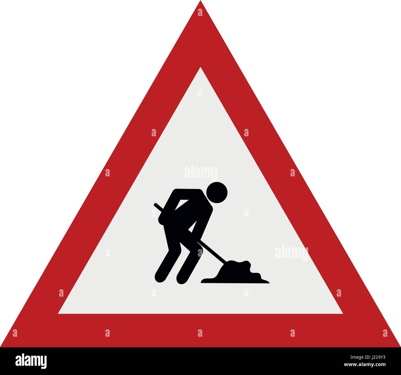 Road signs work in progress Stock Vector Image & Art Alamy