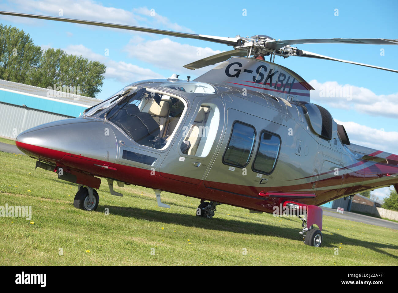 Luxury helicopter AgustaWestland AW 109 'Grand New' Stock Photo