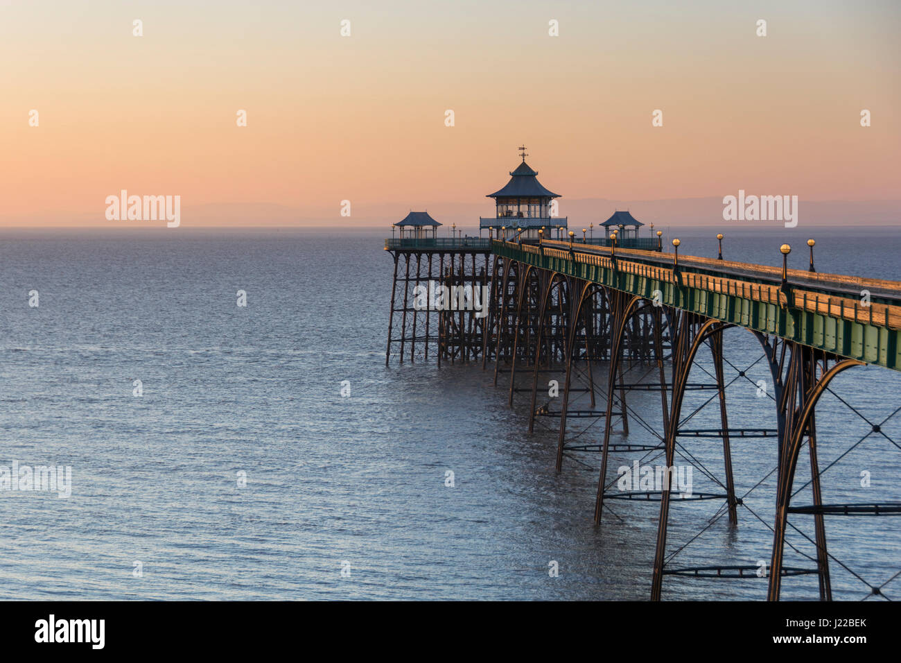 Clevedon Pier, North Somerset, England, UK Stock Photo