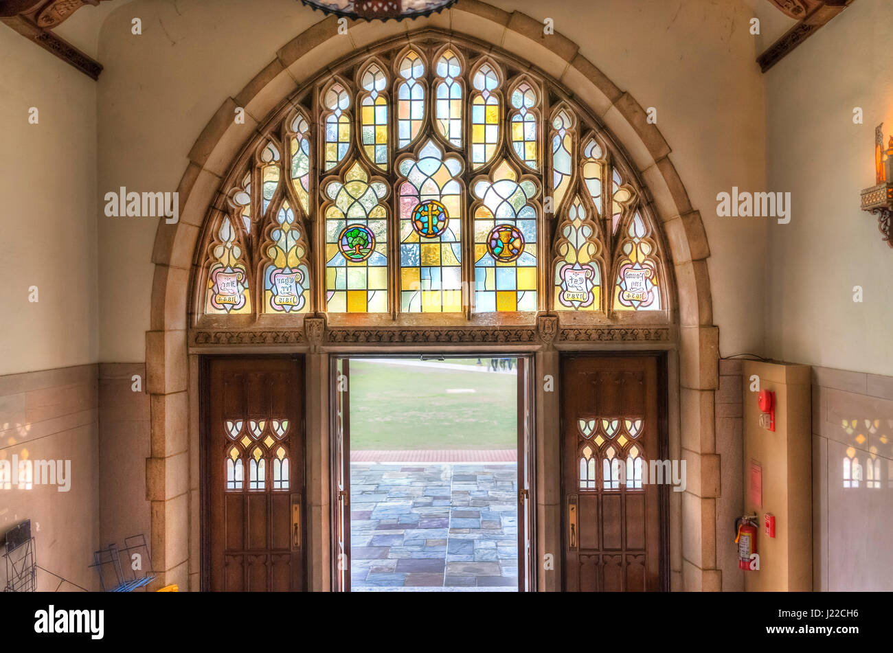 Washington DC, USA March 20, 2017 University entrance to main admissions building