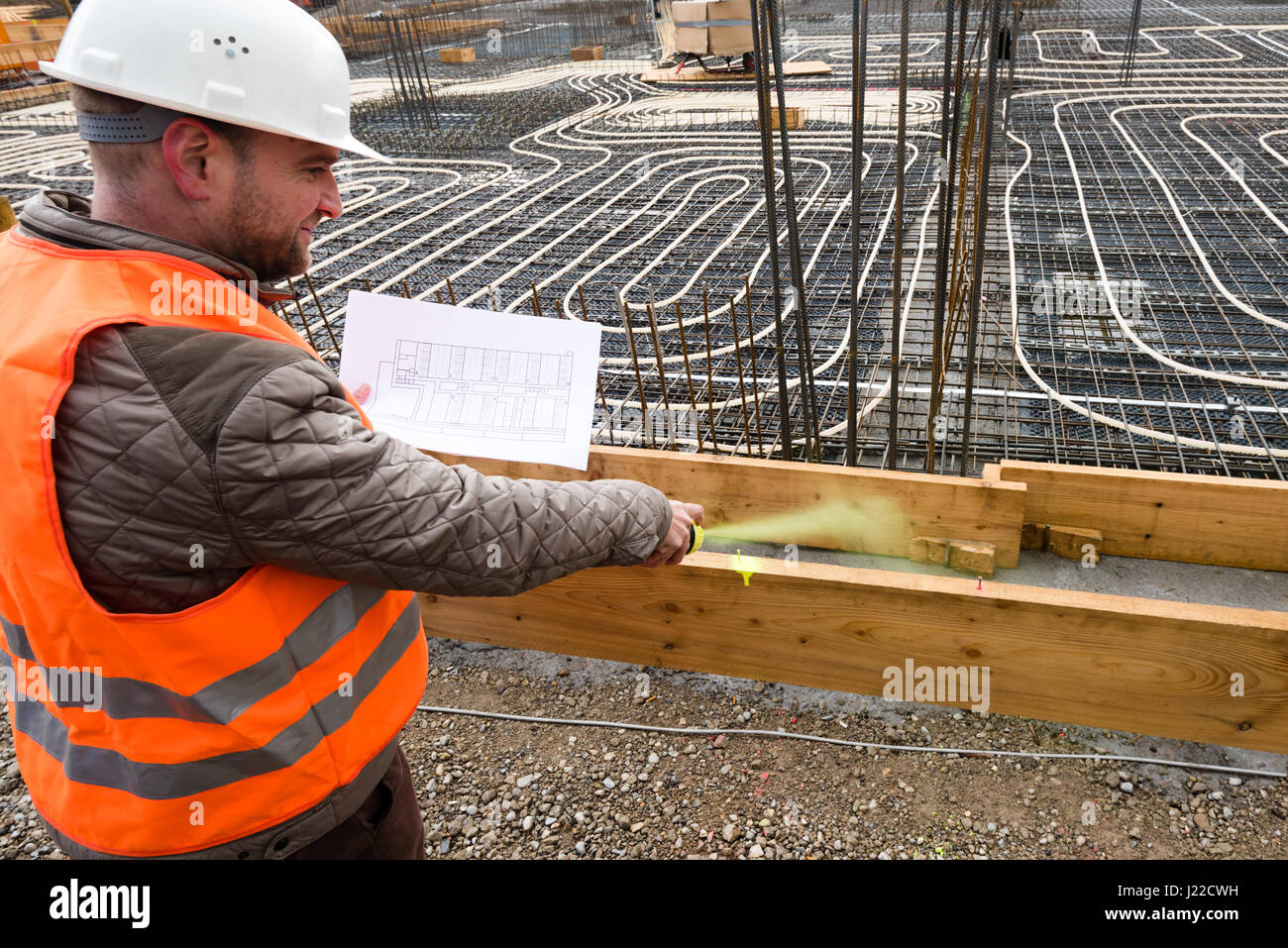 Construction Site Marking High Resolution Stock Photography and Images