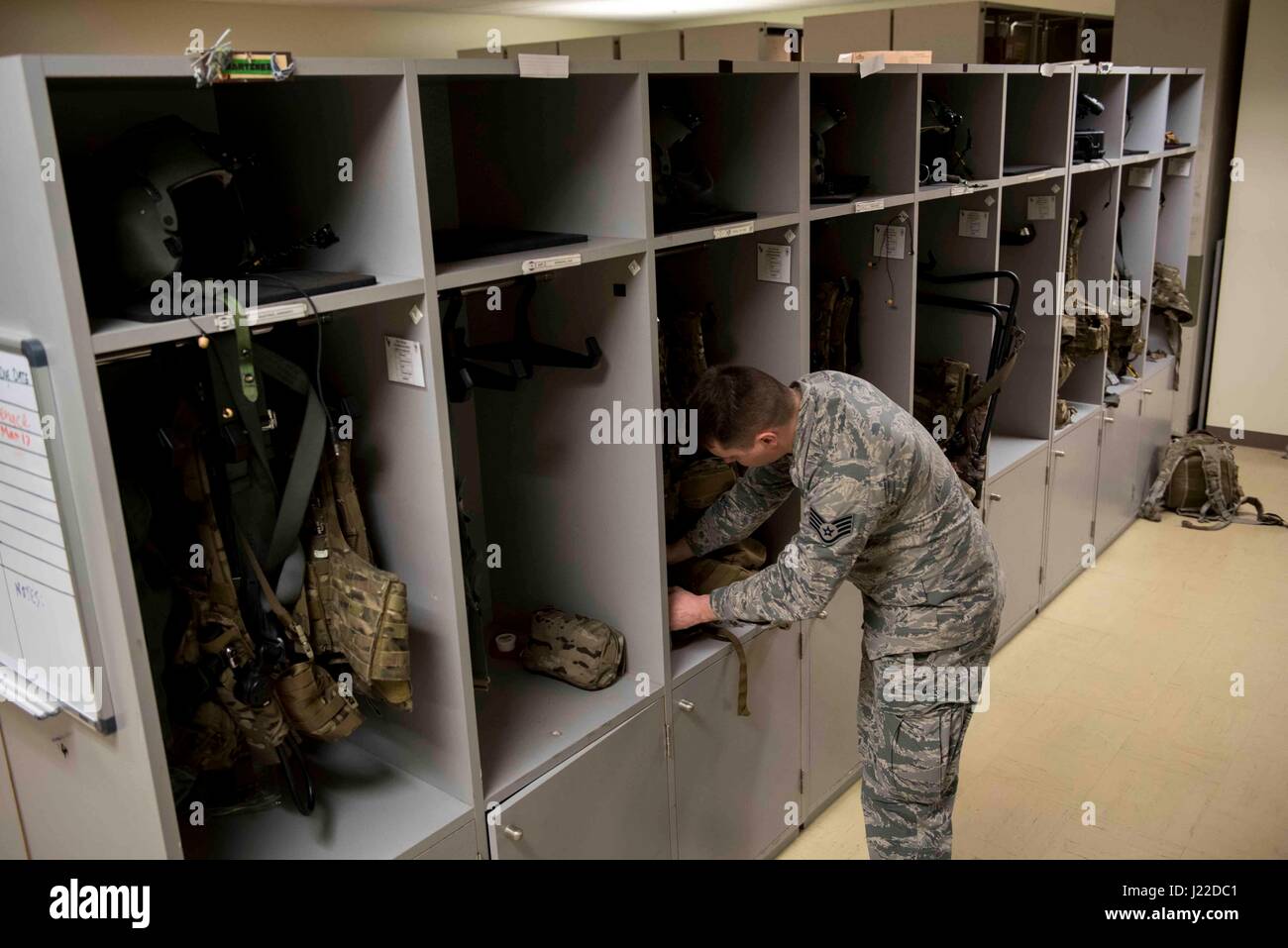 U.S. Air Force Staff Sgt. Craig Schutte, 33rd Rescue Squadron aircrew