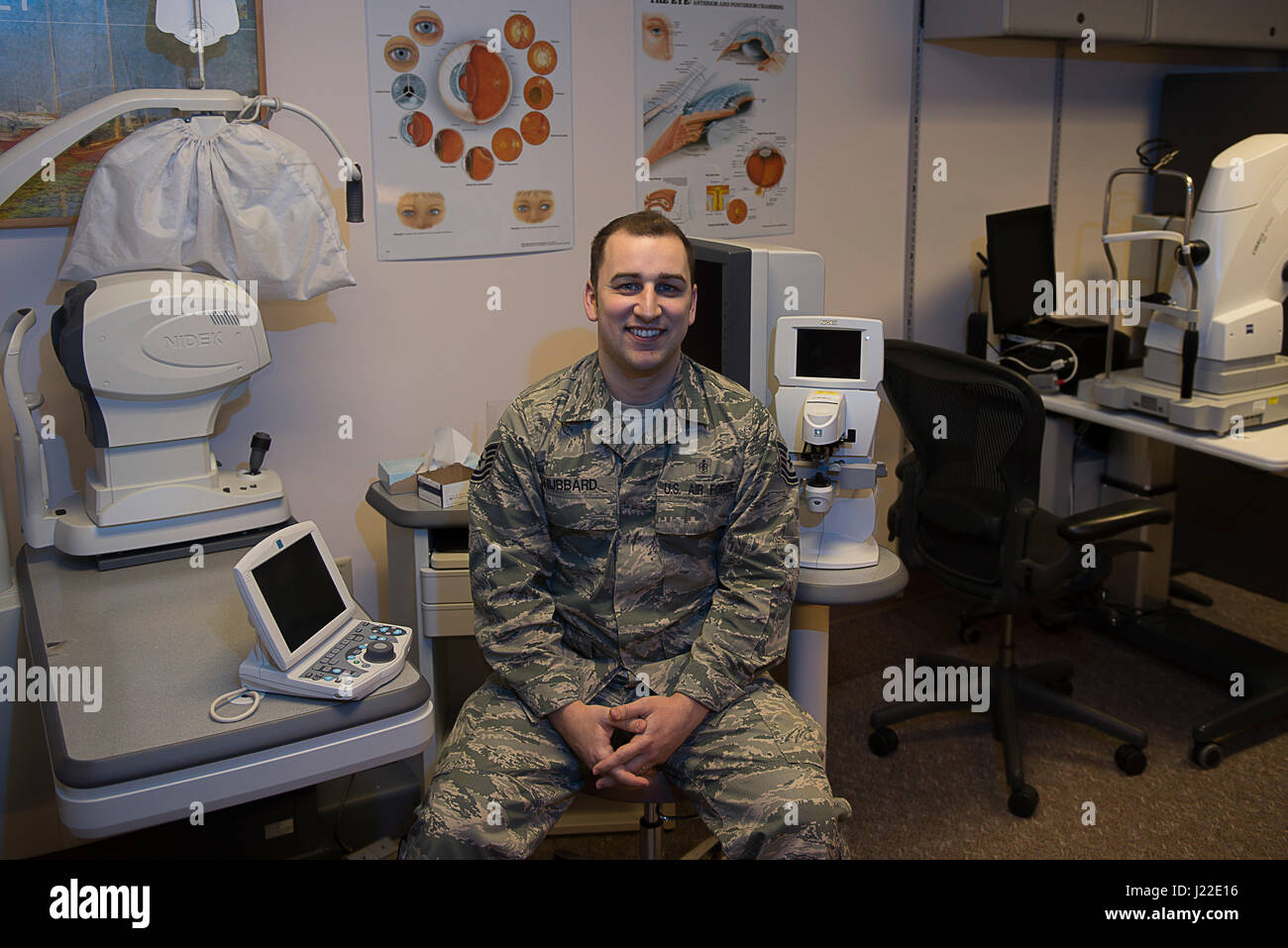 U.S. Air Force Tech. Sgt. Nicholas Hubbard, a 354th Medical Operations
