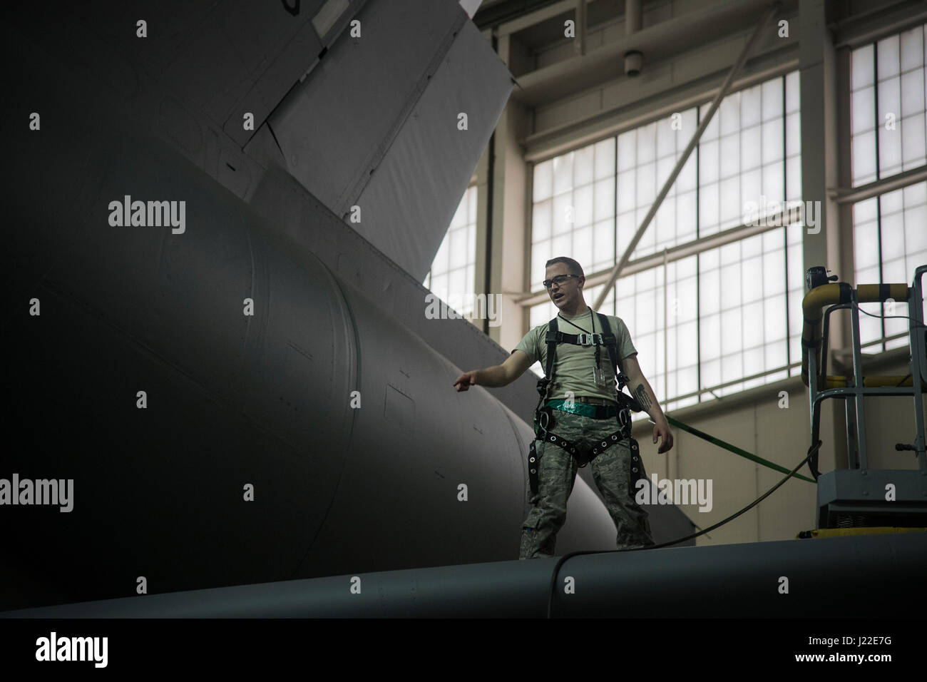Senior Airman Michael Burns An Aircraft Structural Maintenance 
