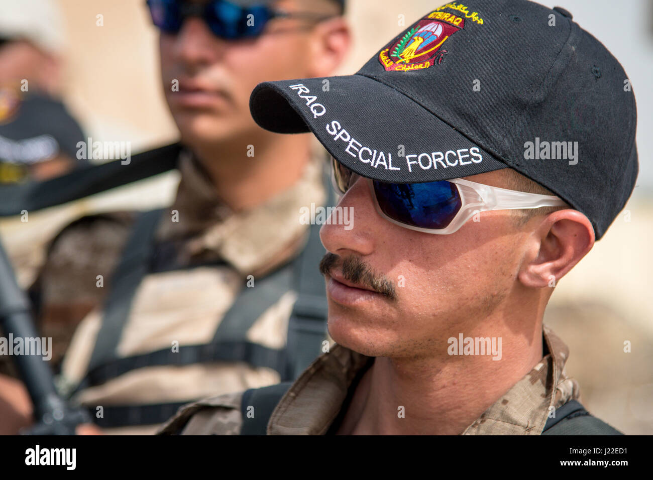 Baghdad (April 8, 2017) Iraqi Special Operations Forces members