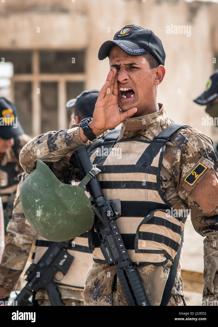 Baghdad (April 8, 2017) Iraqi special operations forces soldiers