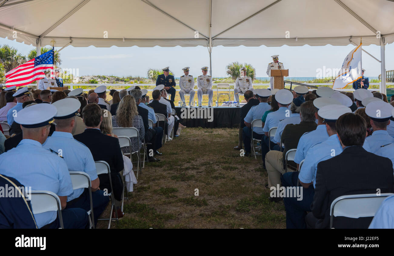 Transferring Command A U.S. Coast Guard change of command ceremony is held at Naval Station ...