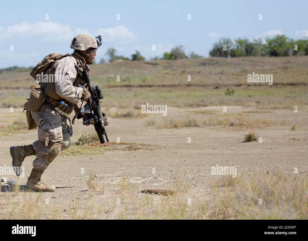 On April 11, 2017, U.S. Marines conducted a patrolling exercise at ...