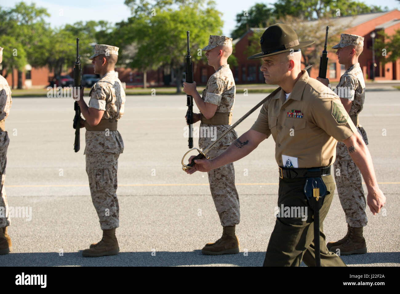 Senior drill instructor hires stock photography and images Alamy