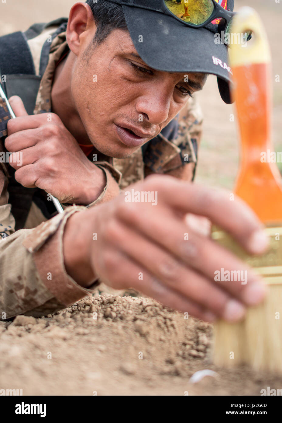 Iraqi special operations forces conduct IED detection training with ...