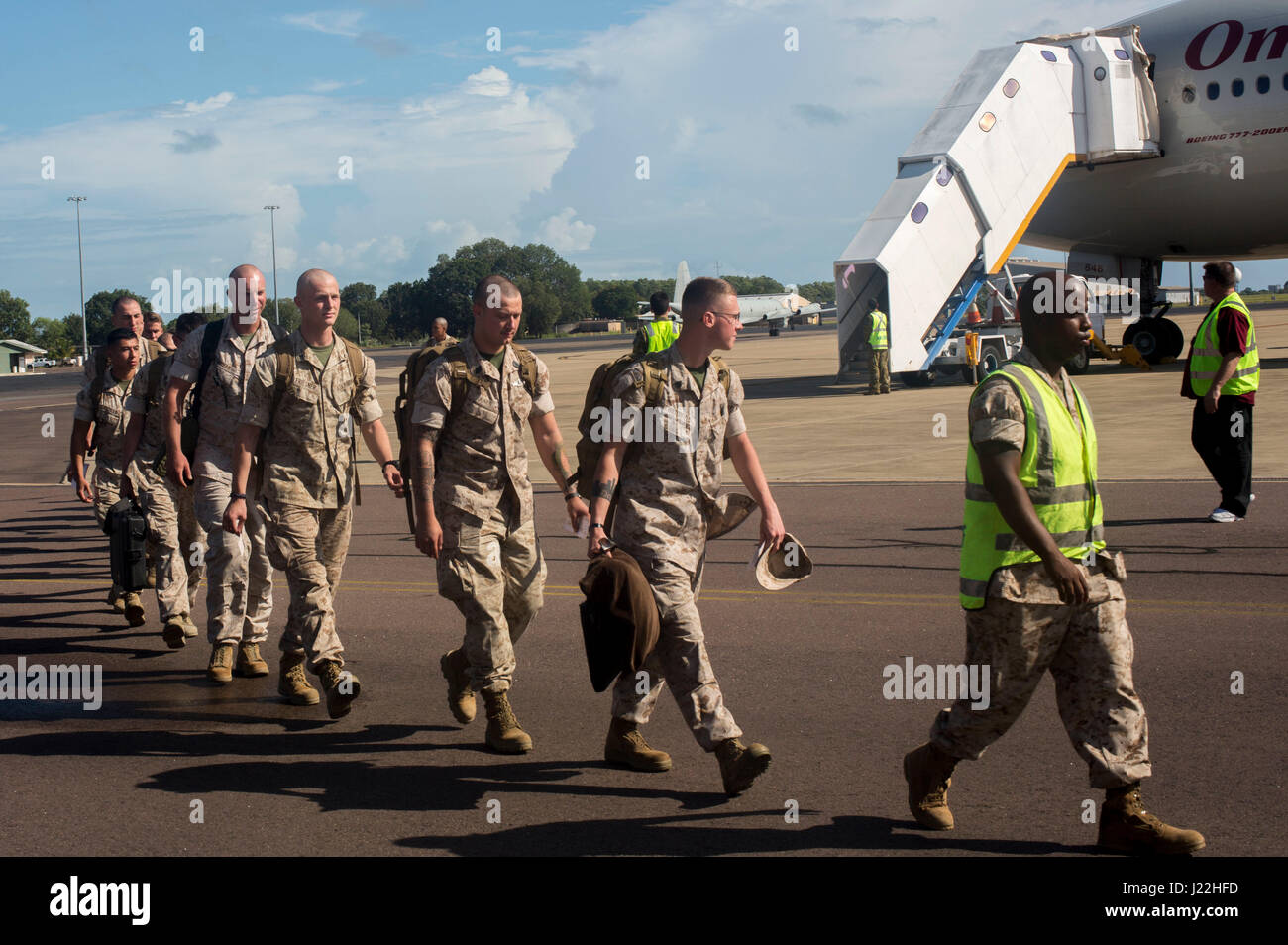 ROYAL AUSTRALIAN AIR FORCE BASE, Darwin U.S. Marines with 3rd