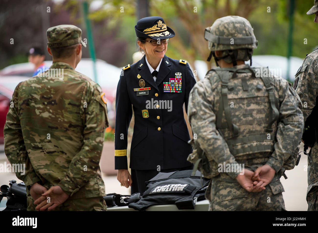 Brig. Gen. Marion Garcia, U.S. Army Reserve commanding general of the ...