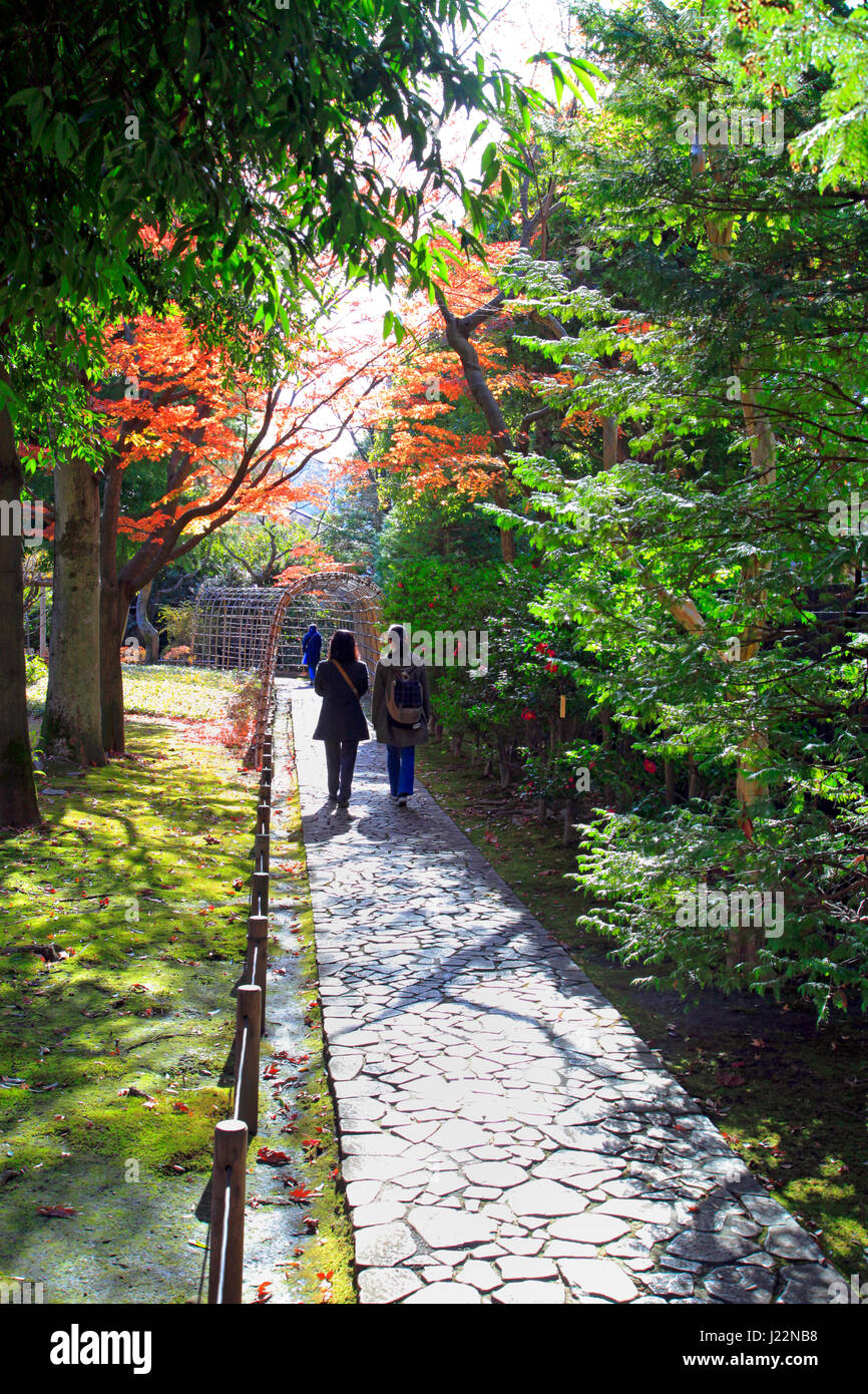 Tonogayato Garden Autumn color Kokubunji city Tokyo Japan Stock Photo ...