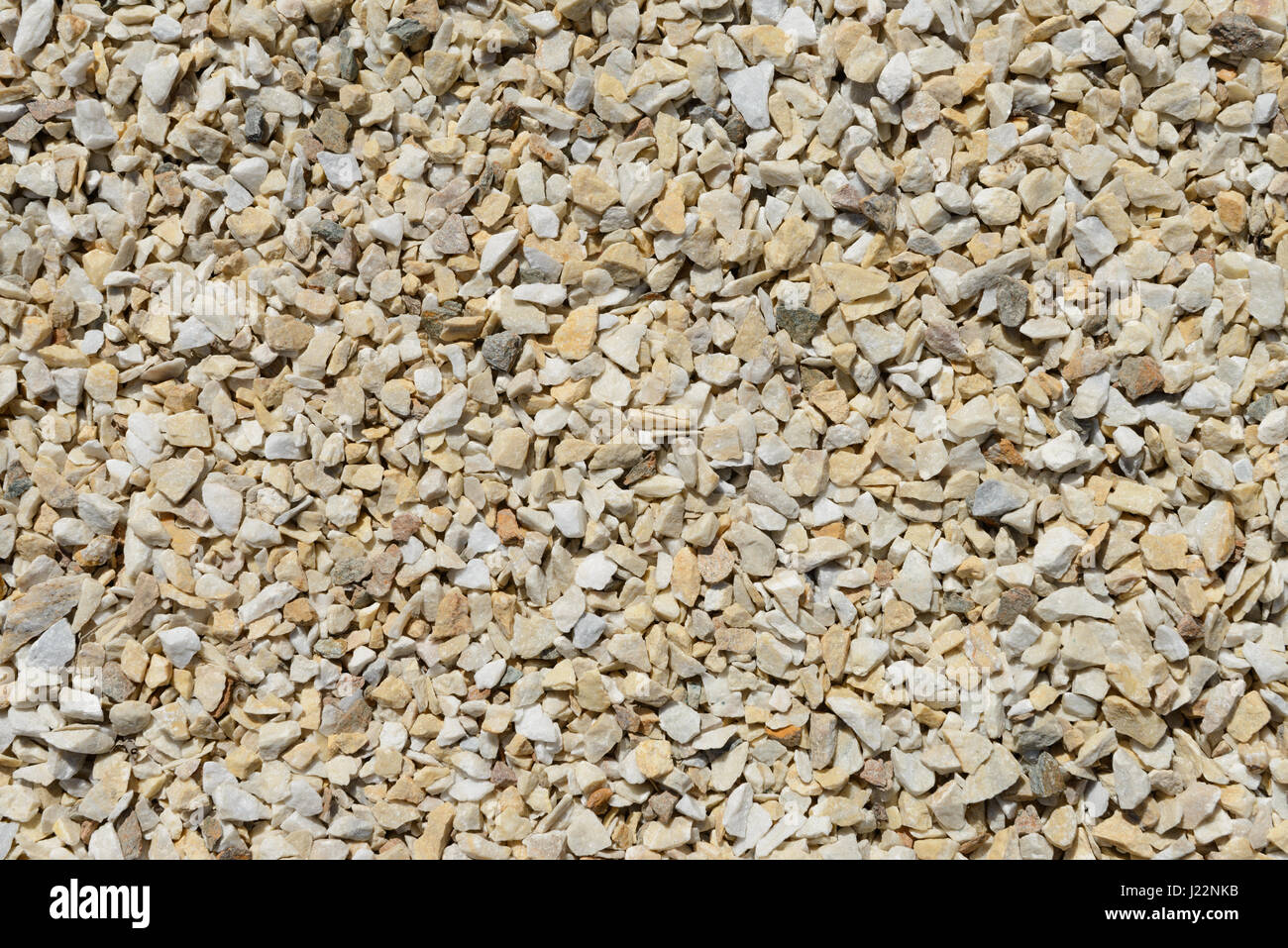 Smooth Layer Of Decorative Fine Crushed Stone Pavement As