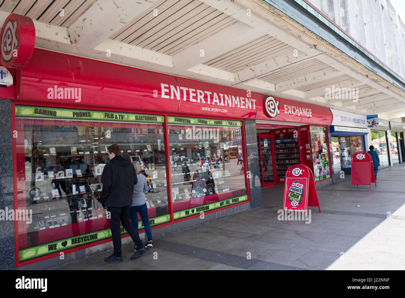 Entertainment Exchange store, UK Stock Photo