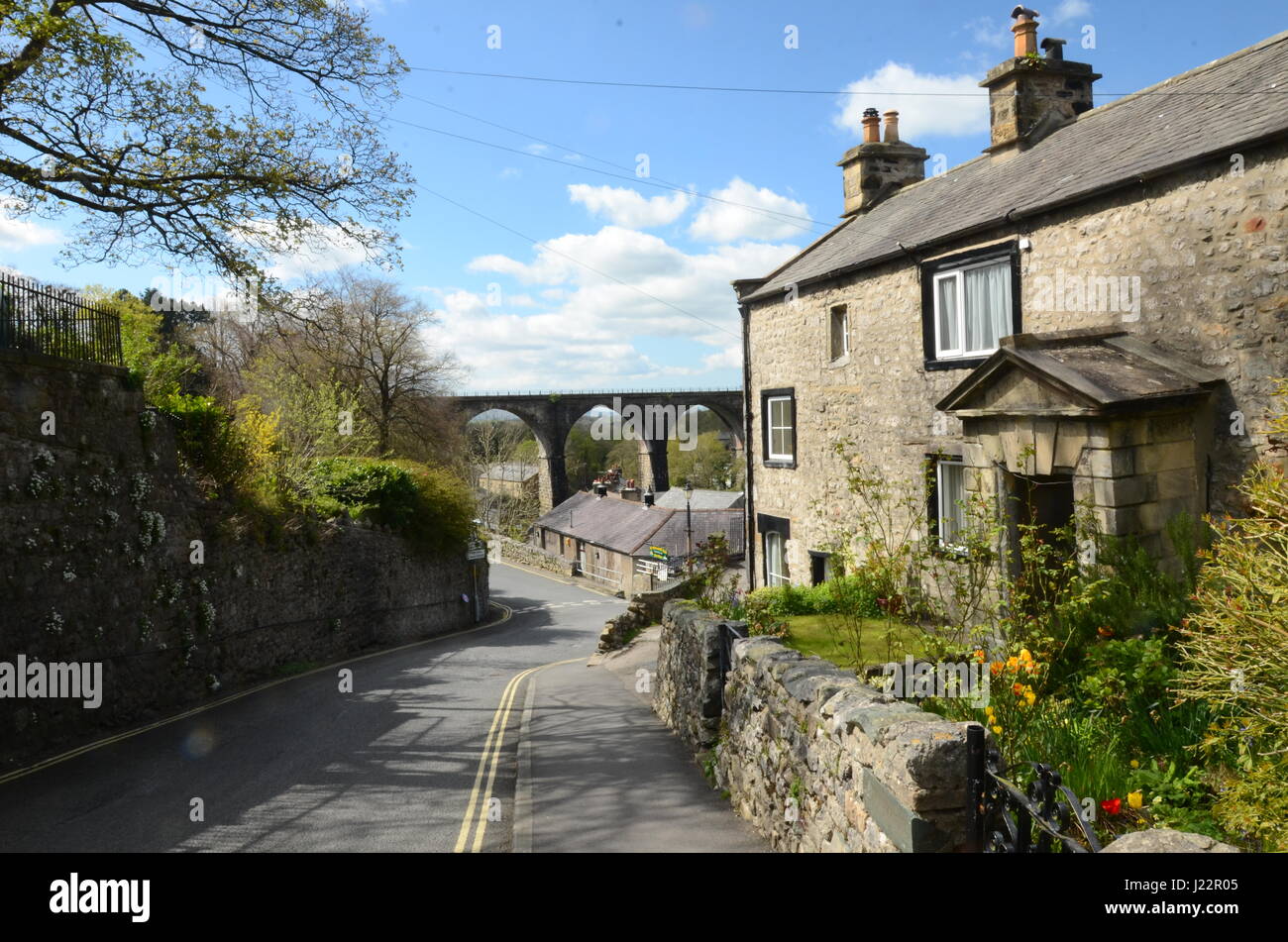 Ingleton village, north yorkshire dales. UK Stock Photo Alamy
