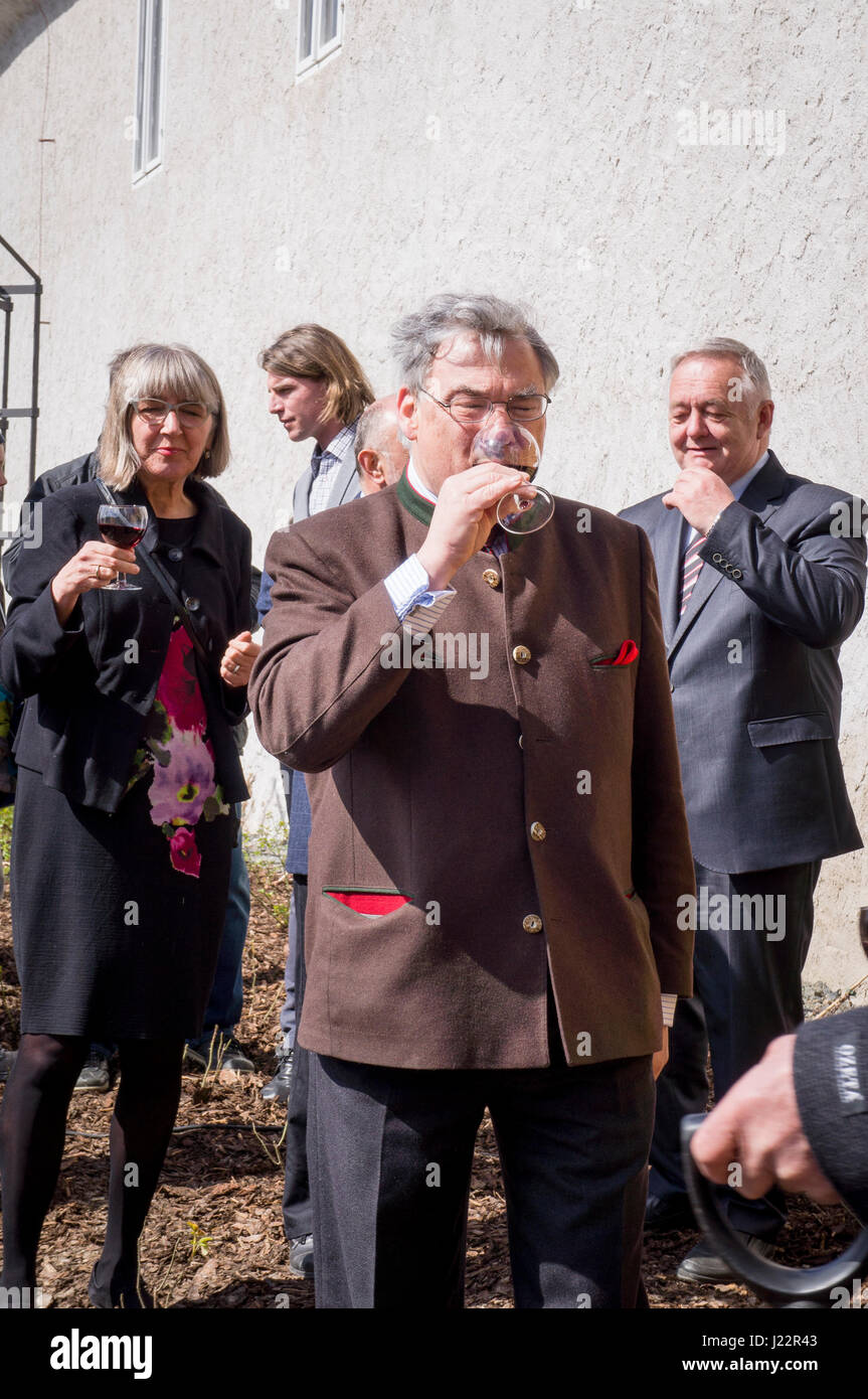 Count Karl Eugen of Neipperg, Marit Anne Hauan, Zdenek Havlas, Pruhonice Castle, Park, Reconstruction of the Castle Alpine Rock Garden, eea grants, Rose garden Stock Photo