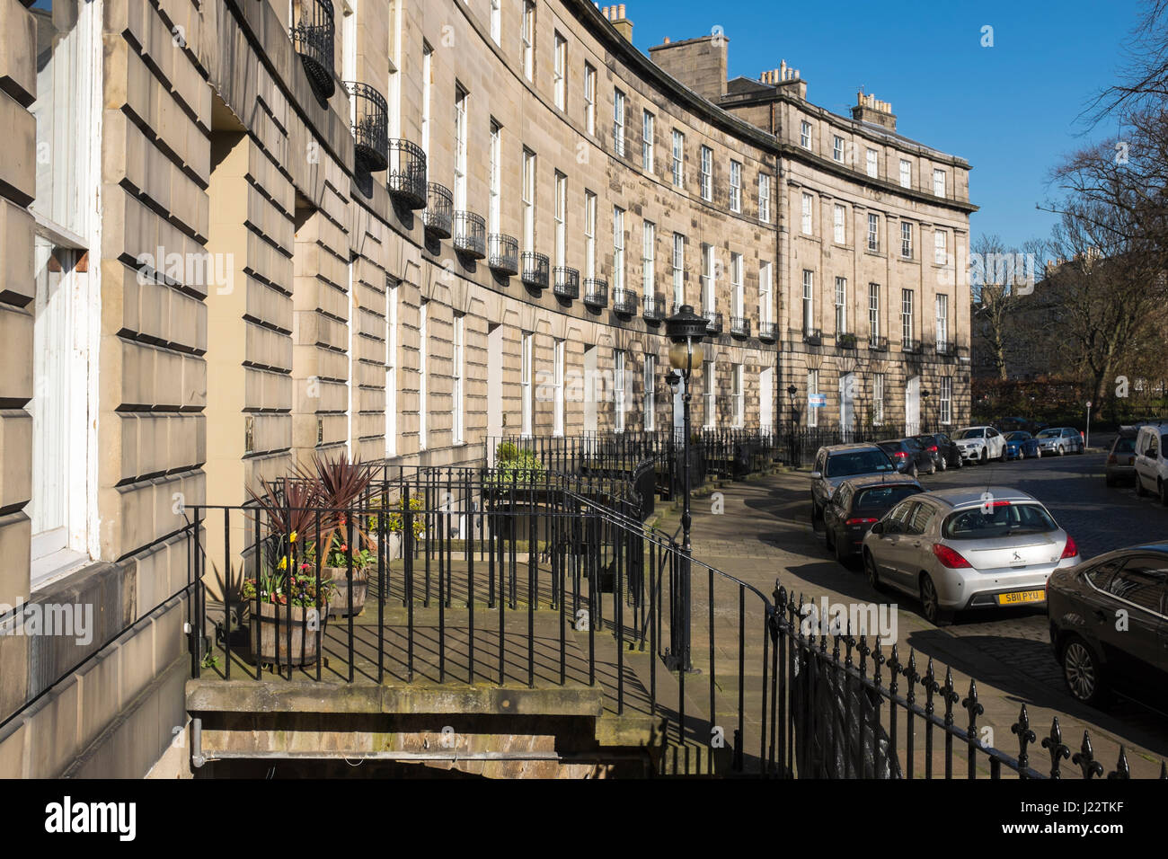 Residential Property in Royal Circus, Edinburgh Stock Photo Alamy