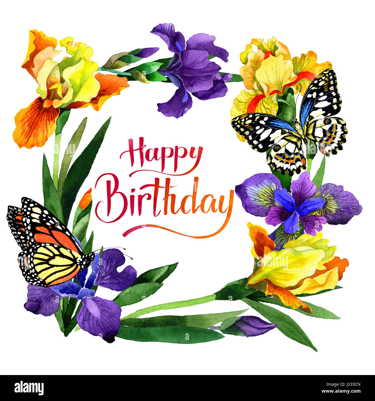 Iris Happy Birthday High Resolution Stock Photography And Images Alamy