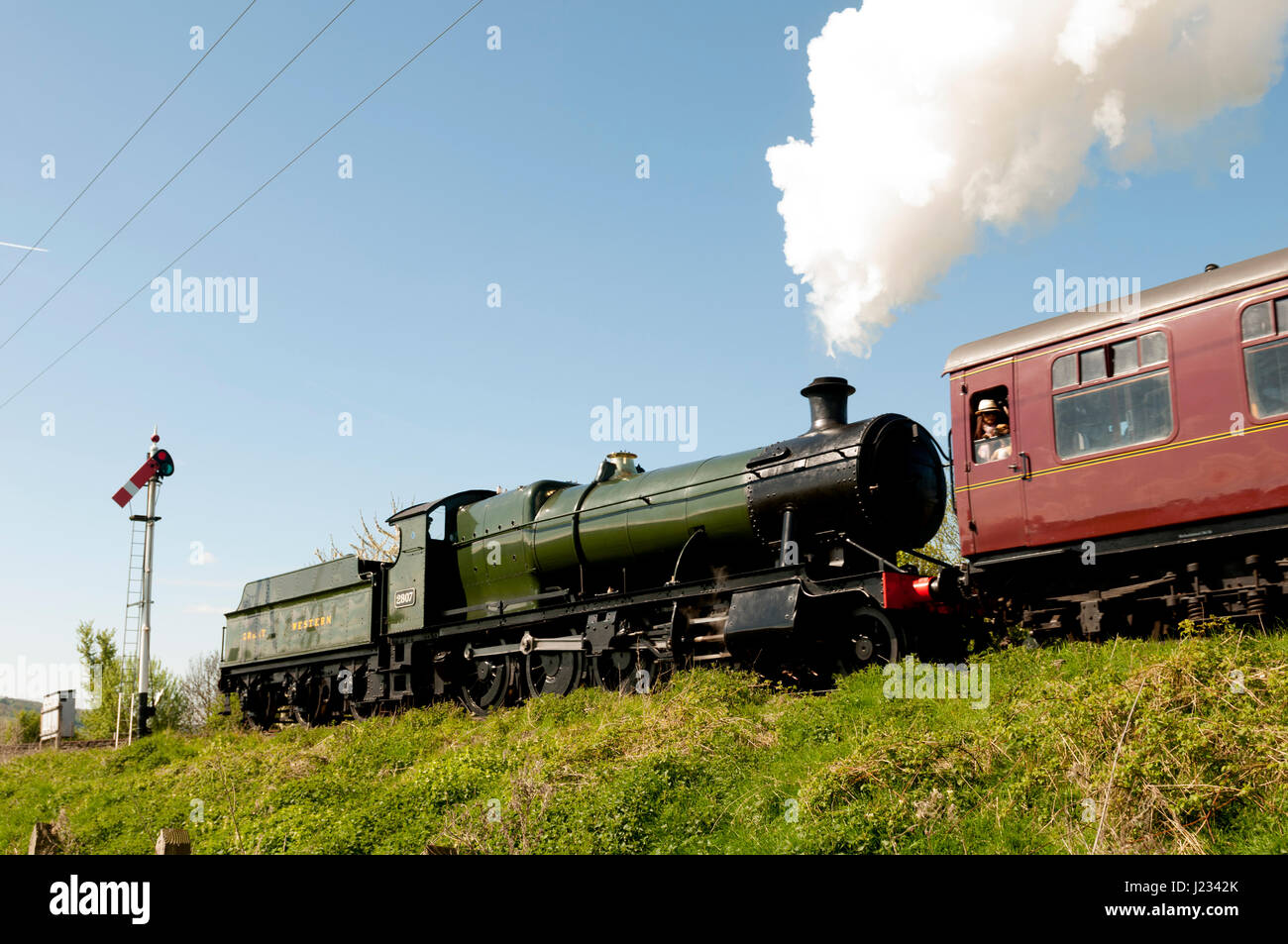 Pulling Backwards Steam Locomotive High Resolution Stock Photography ...