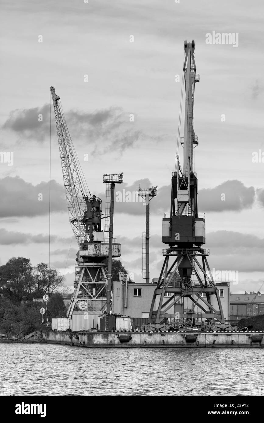 Taps row along the harbor shoreline Stock Photo Alamy