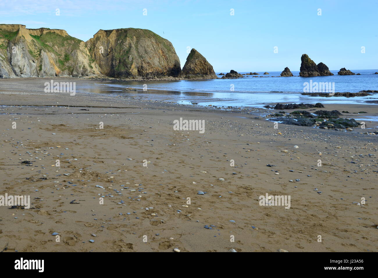 Benvoy beach in Ireland Stock Photo